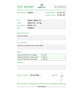 CARDERINA (GW501516) CARDERINA (GW501516)
