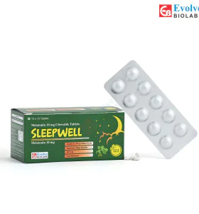 Sleepwell Melatonin 10 Evolve Biolabs INT