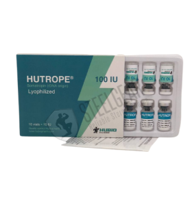 Hutrope liofilizado 100 UI Hubio Pharm EUA