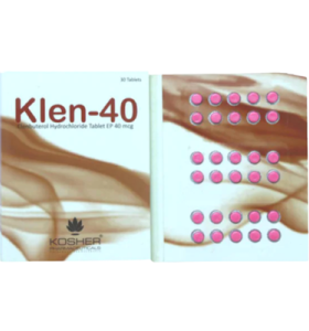 Klen-40 100 Tabs Kosher Pharma INT Klen-40 100 Tabs Kosher Pharma INT