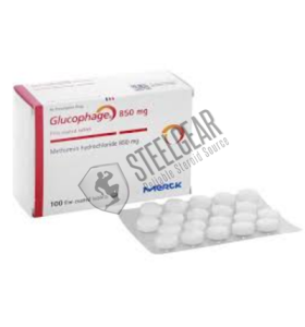 Glucófago (metformina) 100 comprimidos 850 mg Glucófago (metformina) 100 comprimidos 850 mg