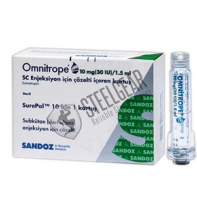 Omnitrope Somatropina 30 UI (10 mg) Sandoz Omnitrope Somatropina 30 UI (10 mg) Sandoz