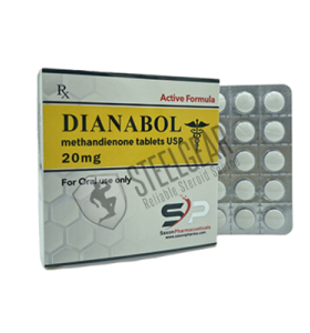 Dianabol 20 mg 50 comprimidos Saxon Pharma EUA