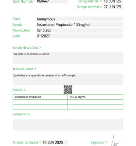 TesteP 100 mg 10 ml Xeno US TesteP 100 mg 10 ml Xeno US