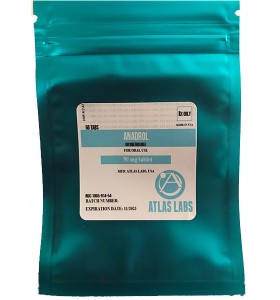 Anadrol 50 mg 50 comprimidos Atlas Labs.