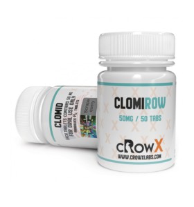 Clomirow 50 mg 50 comprimidos CrowxLabs EUA