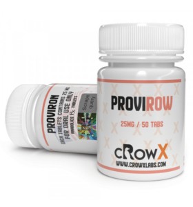 Provirow 25 mg 50 comprimidos Crowx Labs EUA