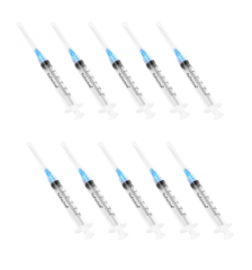 SERINGAS 3ML 1,5IN 10 PEÇAS Crowx Labs EUA SERINGAS 3ML 1,5IN 10 PEÇAS Crowx Labs EUA