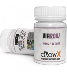 Viarow 50 mg 100 comprimidos Crowx Labs EUA