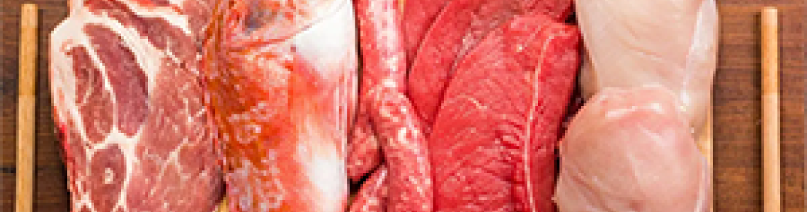 Fontes de carne rica em proteínas