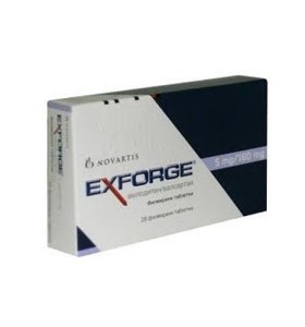 Exforge 5/160 mg 28 comprimidos Novartis