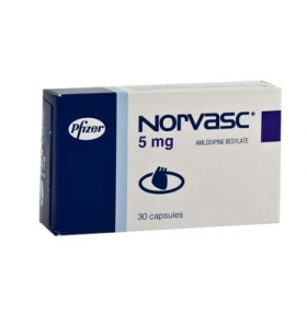 Norvas 5 mg 30 comprimidos Pfizer