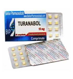 Turanabol - 60 comprimidos 10 mg - Balkan Pharma