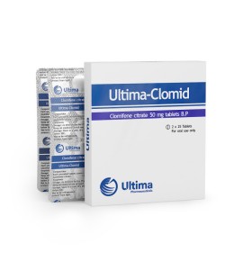 Ultima-Clomid 50 Mg 50 Comprimidos Ultima Pharma EUA