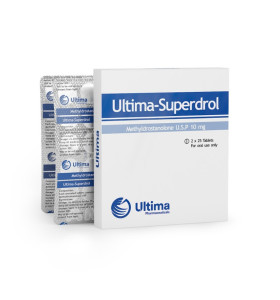 Ultima-Superdrol 10 mg 50 comprimidos Ultima Pharma EUA