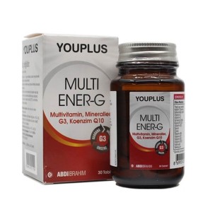 Youplus Multi Ener-G 900 mg 30 comprimidos Abdi Ibrahim Youplus Multi Ener-G 900 mg 30 comprimidos Abdi Ibrahim