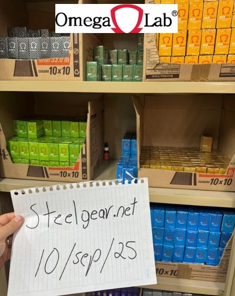 OMEGA LABS ESTERÓIDE ESTOQUE STEELGEAR
